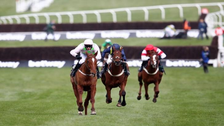 Paul Townend rides Monkfish to victory at Cheltenham